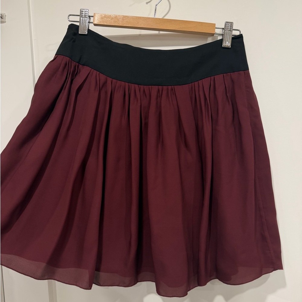 Banana Republic Silk Gathered Mini Skirt - Picture 7 of 9
